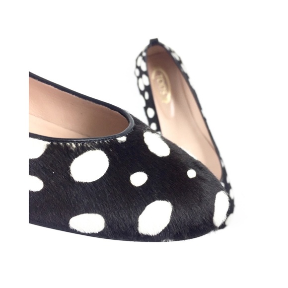 Tod's Shoes - Tod’s • “PonySkin Effect” Leather Flats